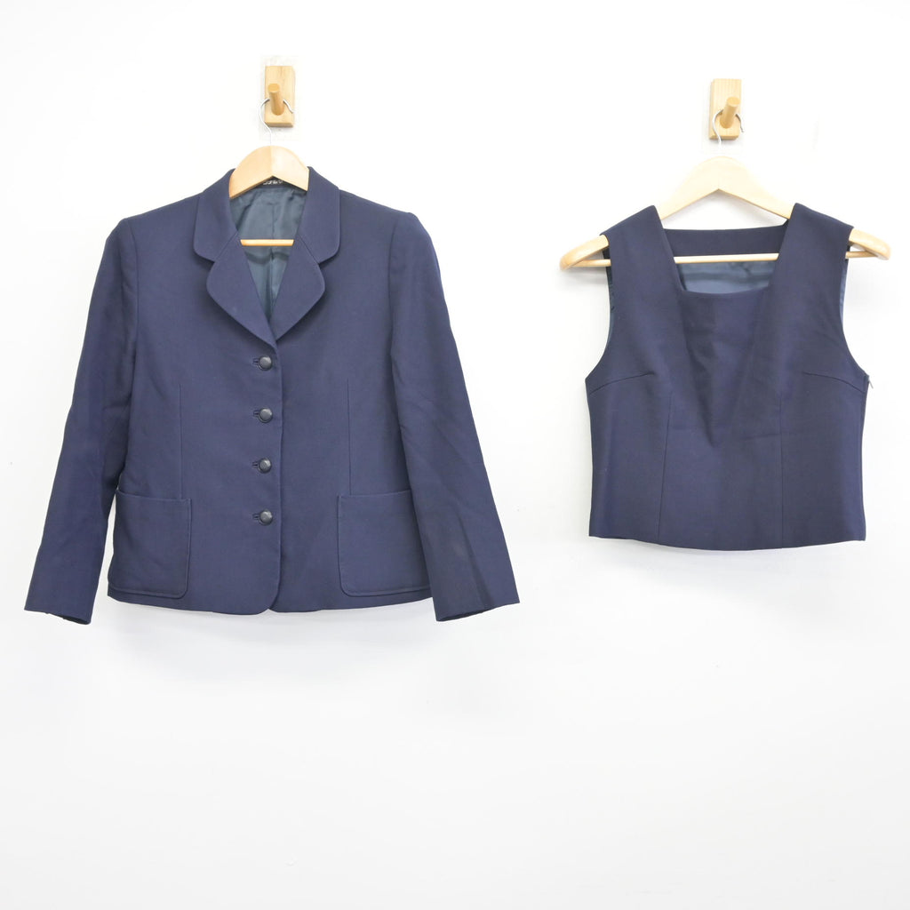制服60式 4B 中古制服】福岡県 福翔高等学校 女子制服 4点（ブレザー・シャツ