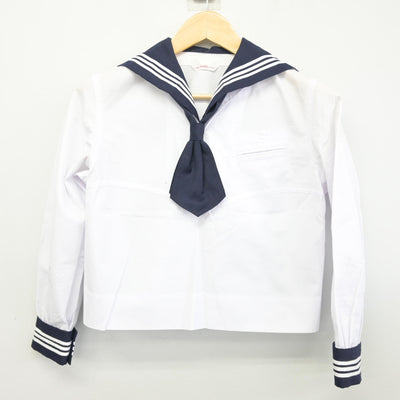 【中古】東京都 十文字中学校 女子制服 3点 (ニット・セーラー服) sf096715