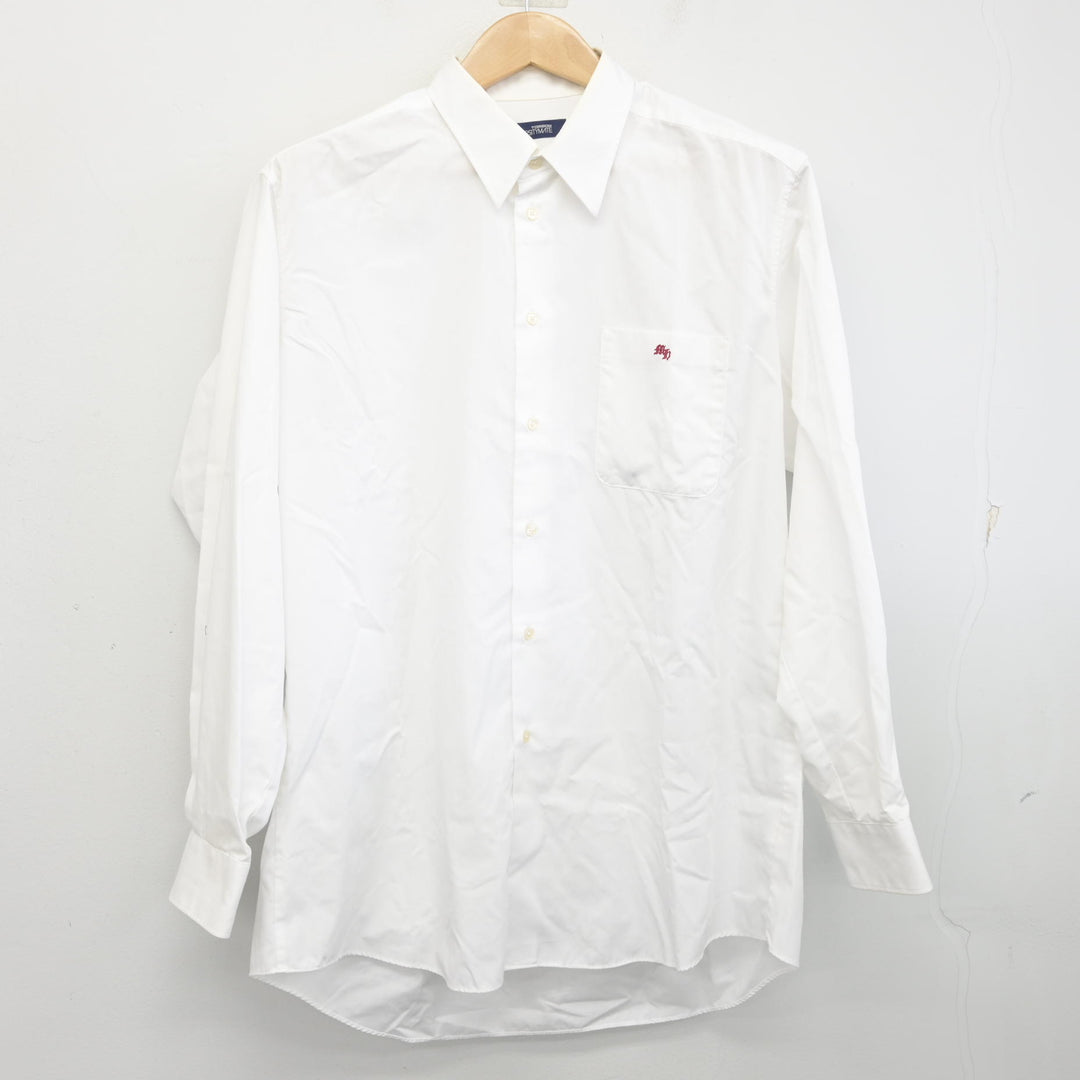 中古】栃木県 真岡北陵高等学校 男子制服 2点 (ニット・シャツ 