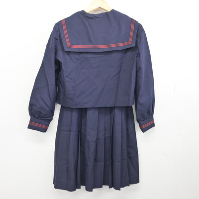【中古】神奈川県 横浜隼人中学校・高等学校 女子制服 3点 (セーラー服・スカート) sf096837