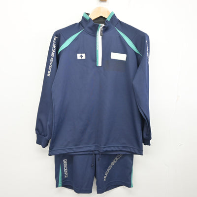 【中古】東京都 武蔵野北高等学校 女子制服 2点 (ジャージ 上・体操服 上) sf096845