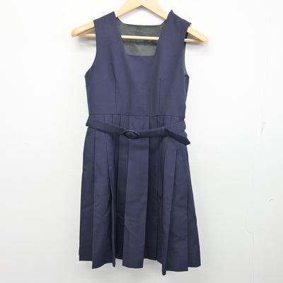【中古】東京都 十文字中学・高等学校 女子制服 3点 (セーラー服・ジャンパースカート) sf096851