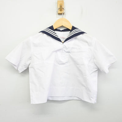 【中古】東京都 十文字中学・高等学校 女子制服 2点 (セーラー服・スカート) sf096854