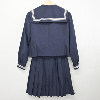 【中古】新潟県 加茂市立加茂中学校 女子制服 4点 (セーラー服・スカート) sf096859