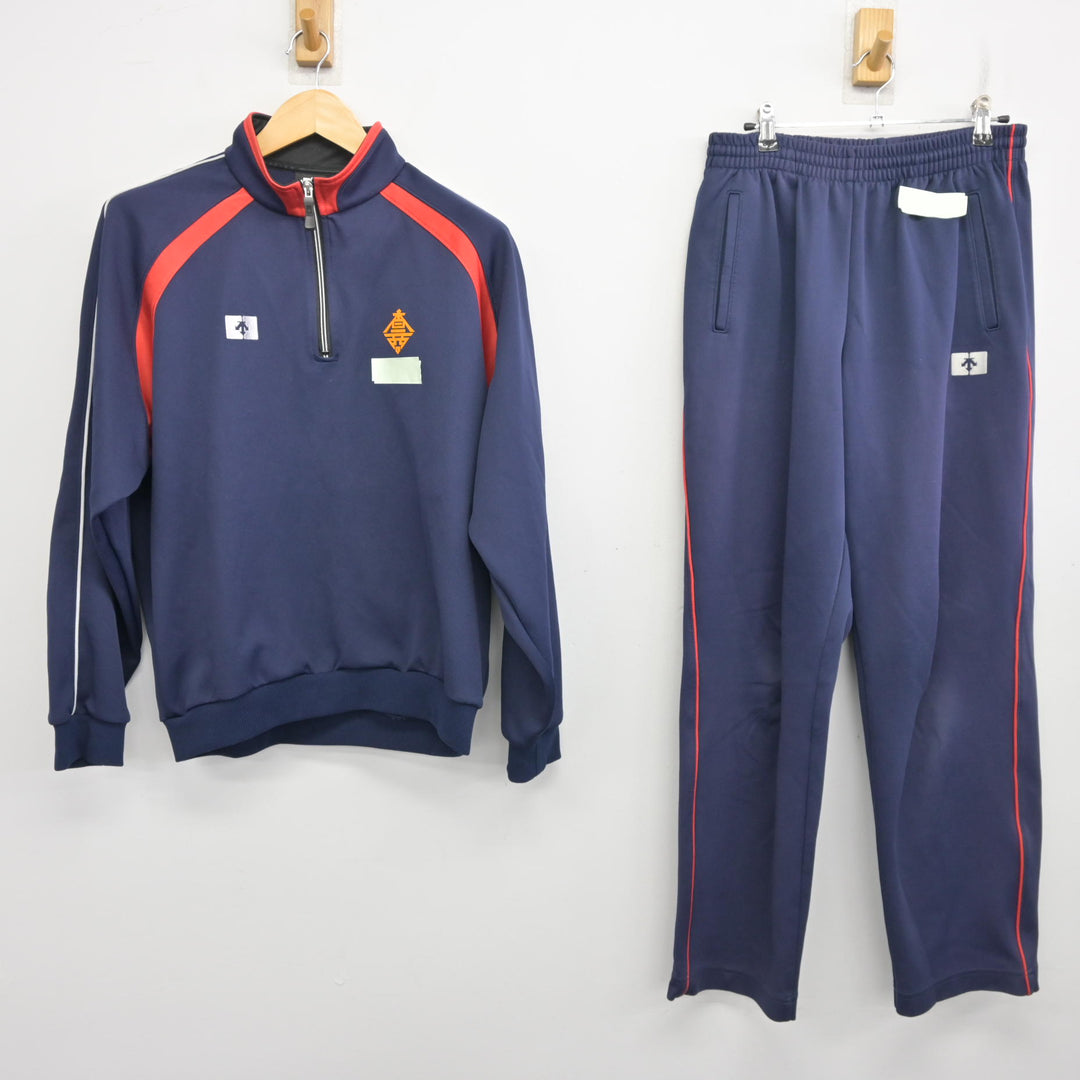 中古】香川県 高松商業高等学校 女子制服 2点 (ジャージ 上・ジャージ