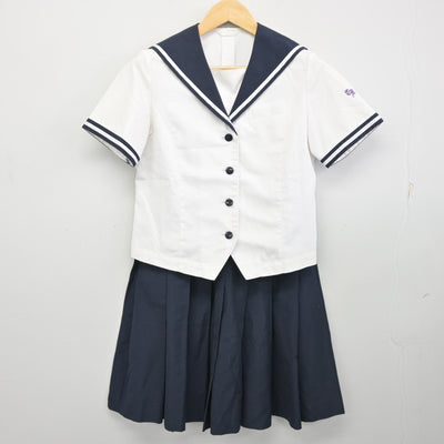 【中古】大分県 藤蔭高等学校 女子制服 3点 (セーラー服・スカート) sf096867