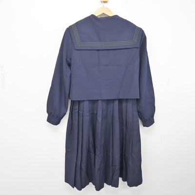 【中古】大分県 日田高等学校 女子制服 4点 (ニット・セーラー服・ジャンパースカート) sf096870