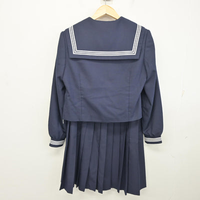 【中古】茨城県 古河第三中学校 女子制服 2点 (セーラー服・スカート) sf096874