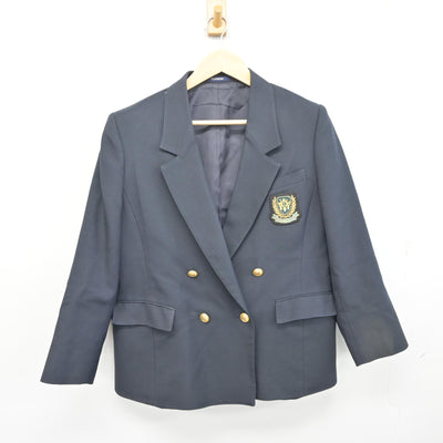 【中古】千葉県 若松高等学校 女子制服 3点 (ブレザー・スカート) sf096878