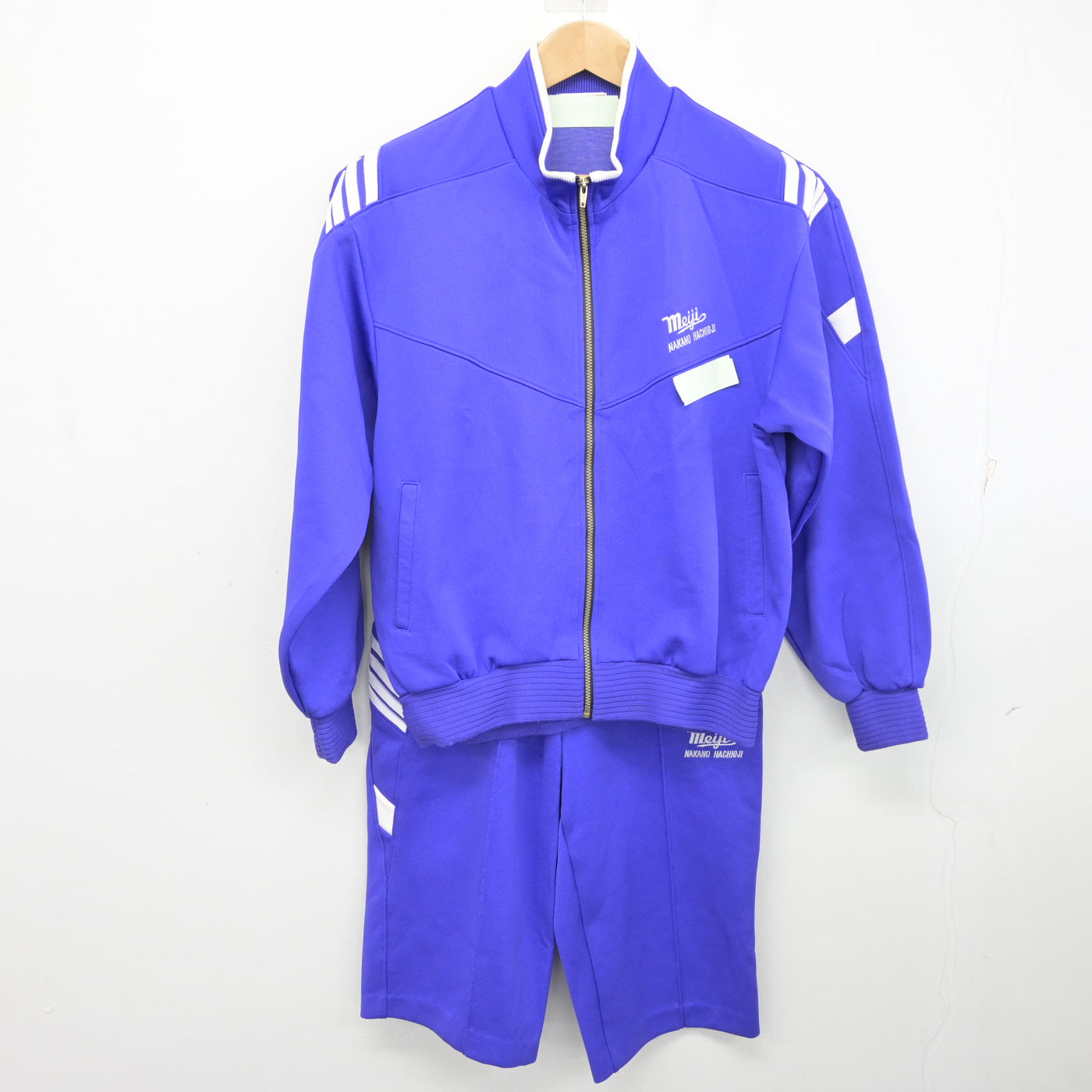 【中古】東京都 明治大学付属八王子中学高等学校 女子制服 2点 (ジャージ 上・ジャージ 下) sf096886