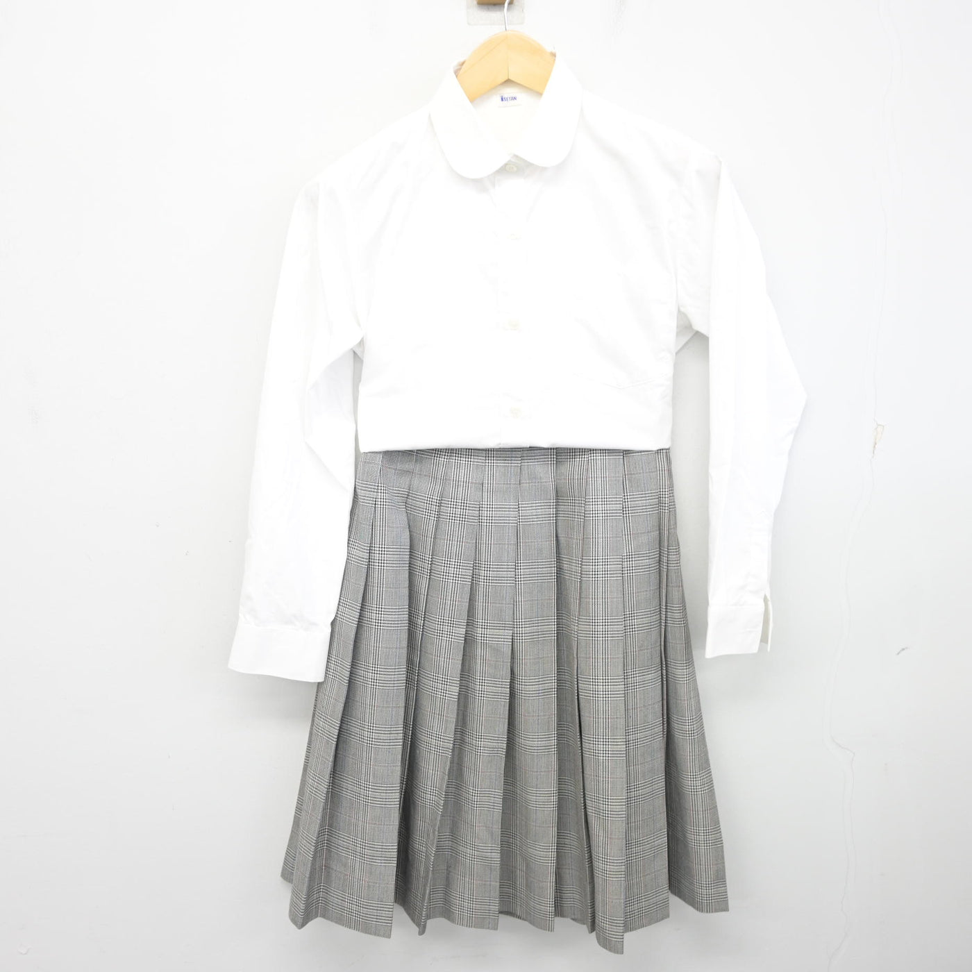 【中古】埼玉県 淑徳与野中学校・高等学校 女子制服 4点 (ブレザー・シャツ・スカート) sf096891
