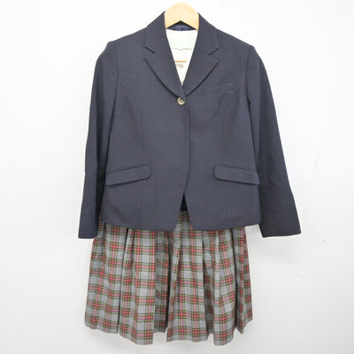 【中古】埼玉県 淑徳与野中学校・高等学校 女子制服 3点 (ブレザー・ニットベスト・スカート) sf096895