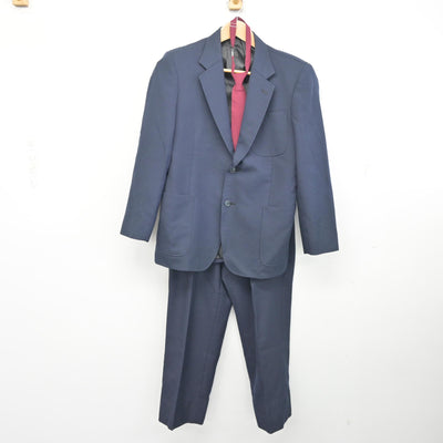 【中古】東京都 府中第八中学校 男子制服 4点 (ブレザー・ズボン) sf096897