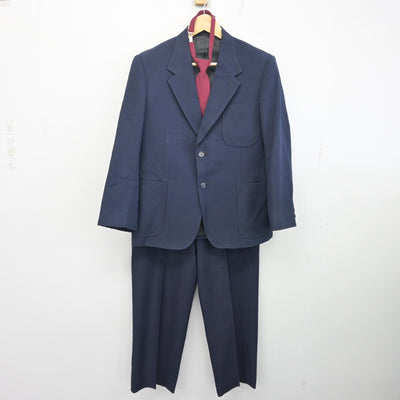 【中古】東京都 府中第八中学校 男子制服 4点 (ブレザー・ズボン・ズボン) sf096898