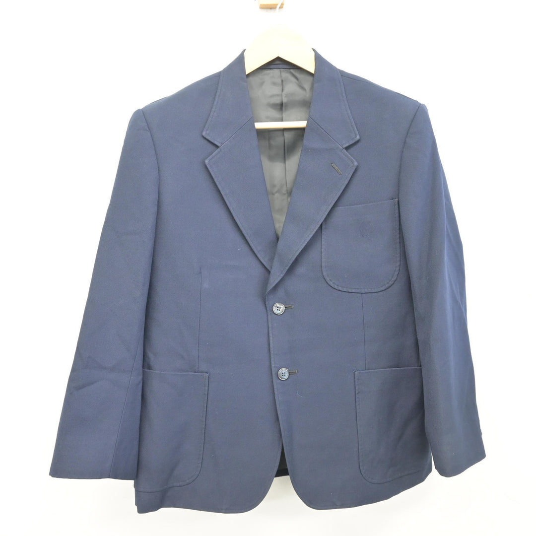 中古】東京都 府中第八中学校 男子制服 4点 (ブレザー・ズボン・ズボン