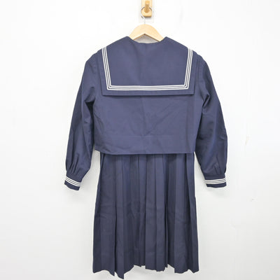 【中古】熊本県 八代高等学校 女子制服 4点 (セーラー服・ジャンパースカート) sf096904
