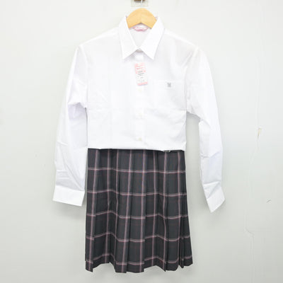 【中古】埼玉県 東野高等学校 女子制服 2点 (シャツ・スカート) sf096911