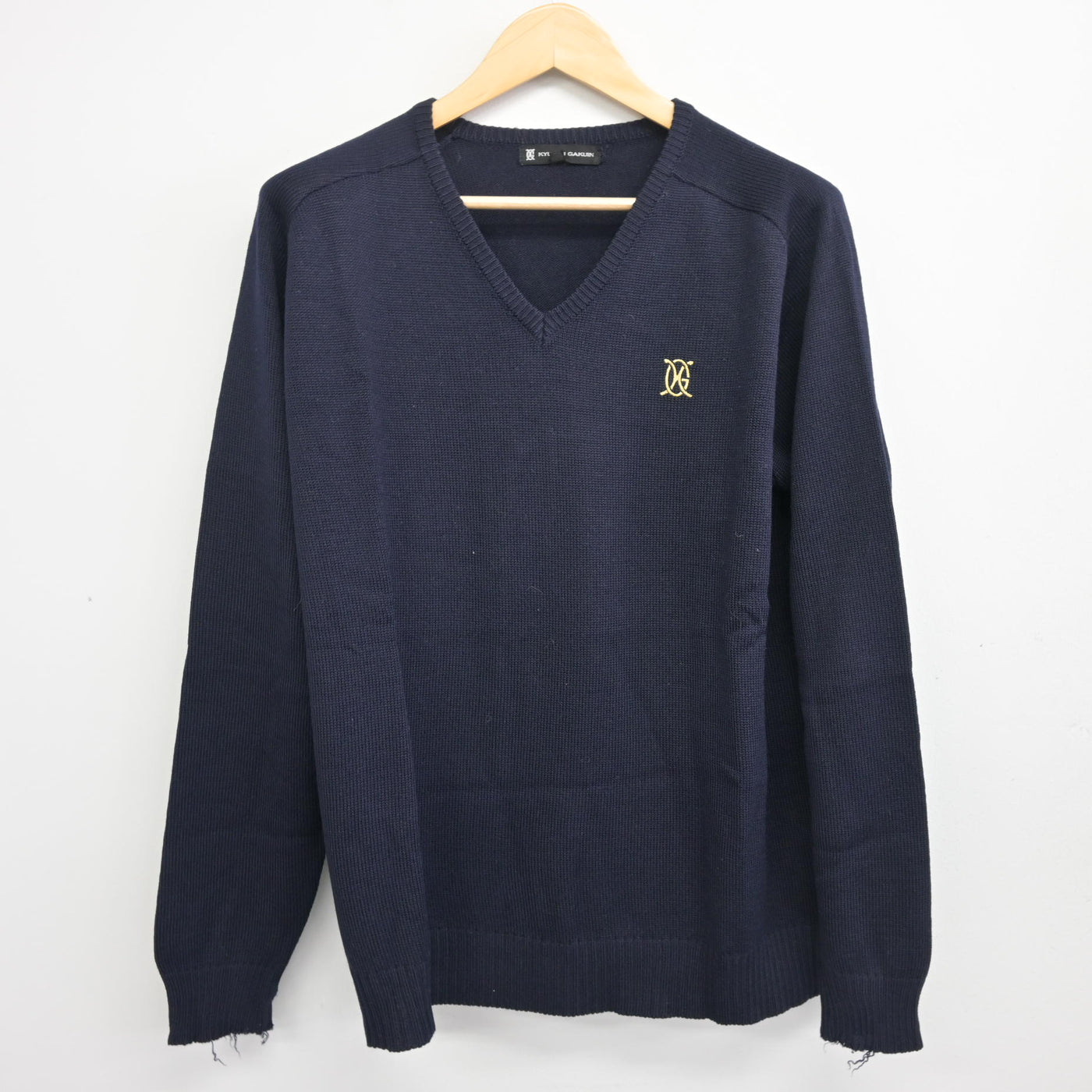 【中古】熊本県 九州学院高等学校/旧制服 女子制服 2点 (ニット・シャツ) sf096917