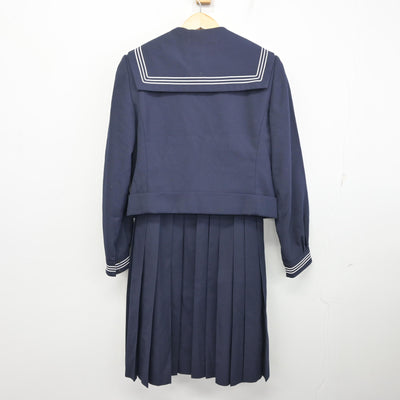 【中古】福岡県 広徳中学校 女子制服 3点 (セーラー服・ジャンパースカート) sf096920