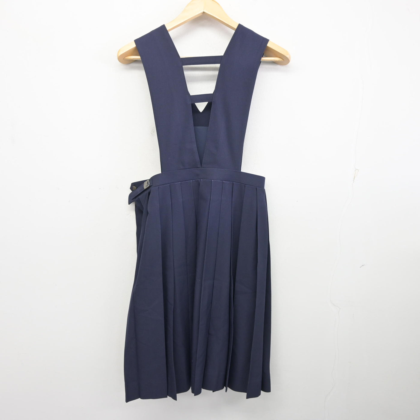【中古】福岡県 広徳中学校 女子制服 1点 (ジャンパースカート) sf096921