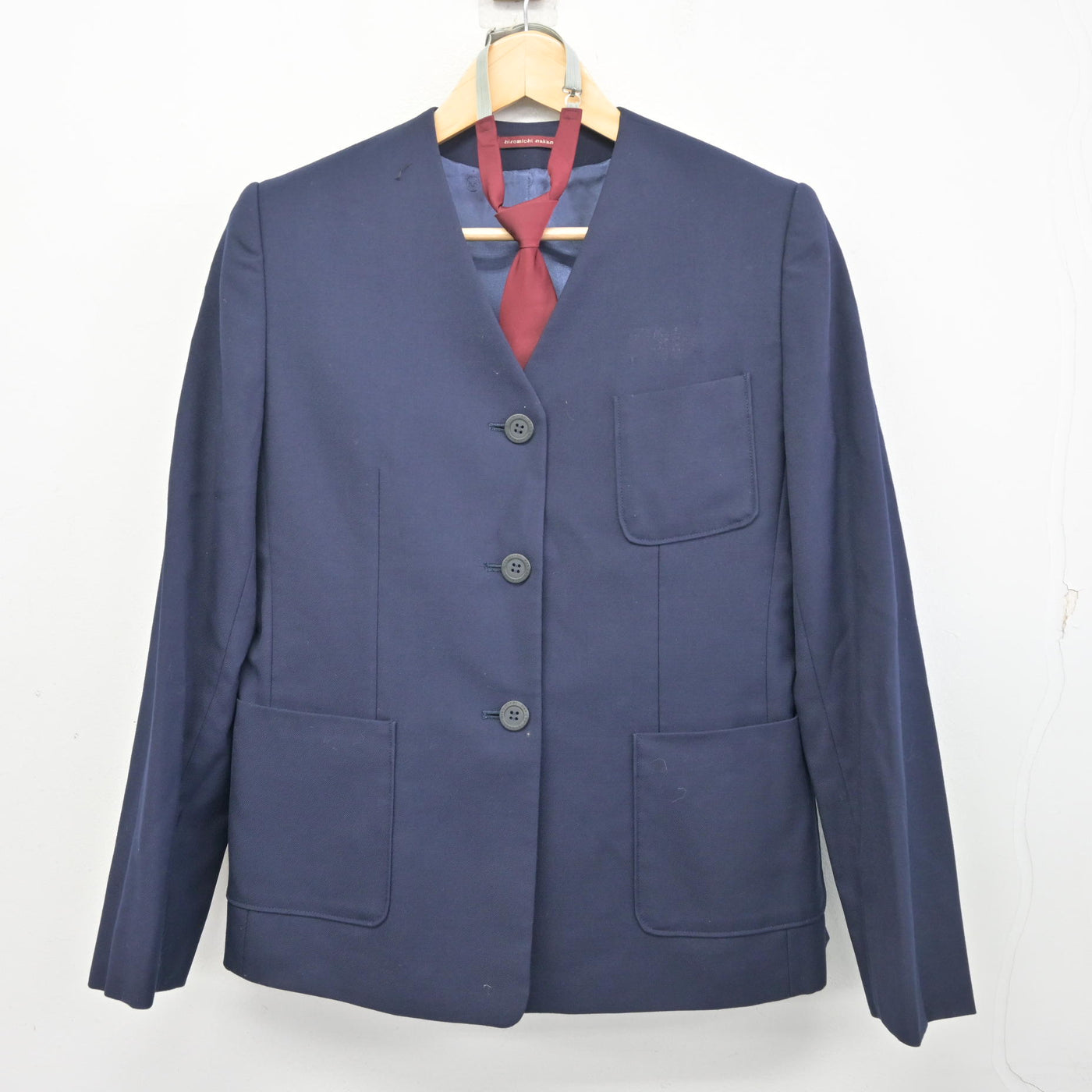 【中古】新潟県 鳥屋野中学校 女子制服 2点 (ブレザー) sf096922
