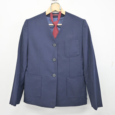 【中古】新潟県 鳥屋野中学校 女子制服 2点 (ブレザー) sf096922