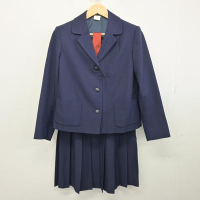 【中古】新潟県 新潟商業高等学校 女子制服 4点 (ブレザー・スカート・スカート) sf096923