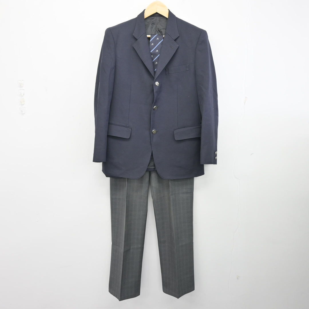 メンズ制服3点 中古】大阪府 三国丘中学校 男子制服 2点 (学ラン・ズボン