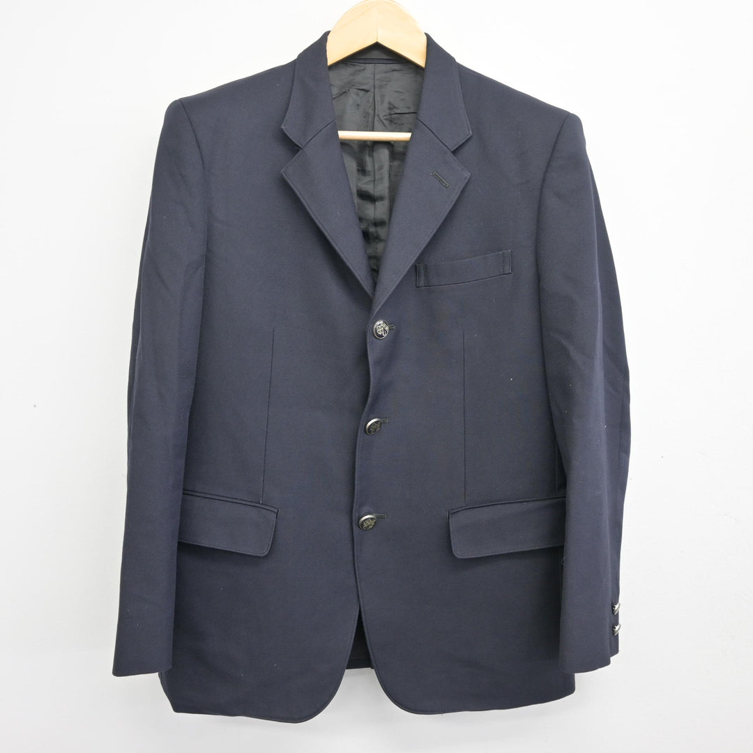中古】東京都 三鷹中等教育学校 男子制服 3点 (ブレザー・ズボン