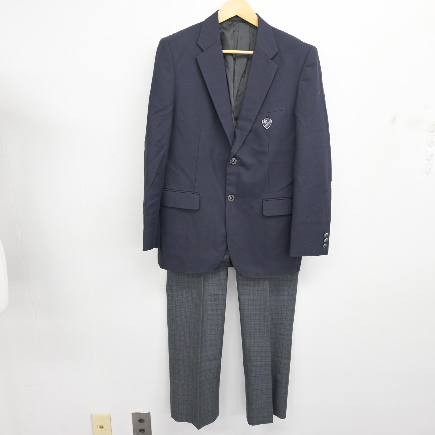 中古】北海道 北海道名寄産業高等学校 男子制服 2点 (ブレザー