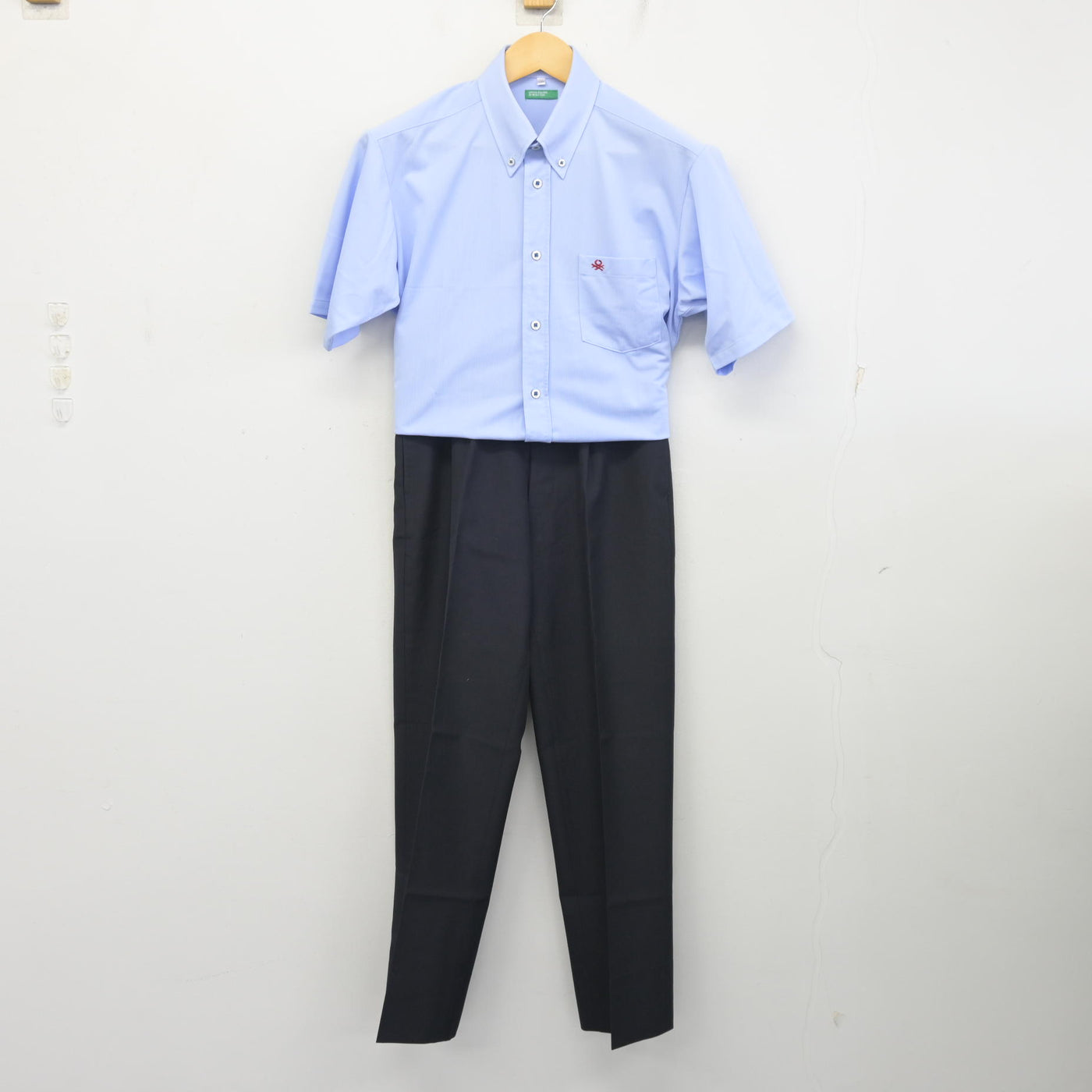 中古】大阪府 大阪高等学校 男子制服 2点 (シャツ・ズボン) sf097152 
