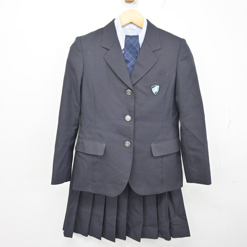 中古制服】新潟県 安田中学校 女子制服 4点（ブレザー・シャツ