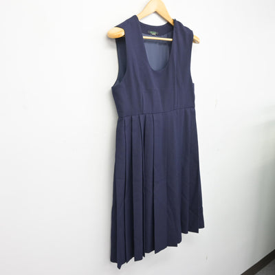 【中古】熊本県 白川中学校 女子制服 1点 (ジャンパースカート) sf097452