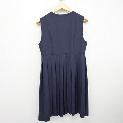 【中古】熊本県 白川中学校 女子制服 1点 (ジャンパースカート) sf097452