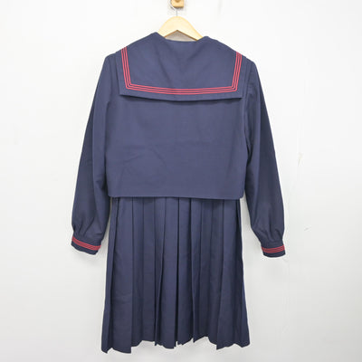 【中古】熊本県 白川中学校 女子制服 3点 (セーラー服・ジャンパースカート) sf097454