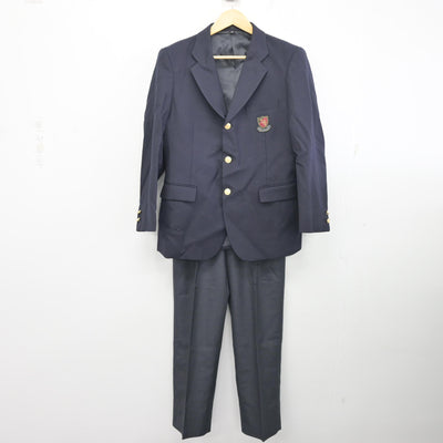 【中古】 第一学院高等学校 男子制服 3点 (ブレザー・ズボン) sf097494