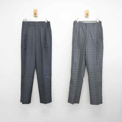 【中古】 第一学院高等学校 男子制服 3点 (ブレザー・ズボン) sf097494