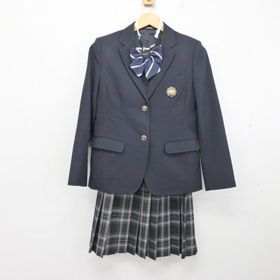 【中古】大阪府 浪速高等学校 女子制服 3点 (ブレザー・スカート) sf097527