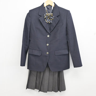 【中古】北海道 札幌平岸高等学校 女子制服 3点 (ブレザー・スカート) sf097546
