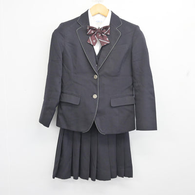 【中古】北海道 帯広大谷高等学校 女子制服 5点 (ブレザー・ベスト・シャツ・スカート) sf097563