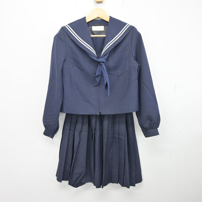 【中古】愛知県 神守中学校/旧制服 女子制服 3点 (セーラー服・スカート) sf097569