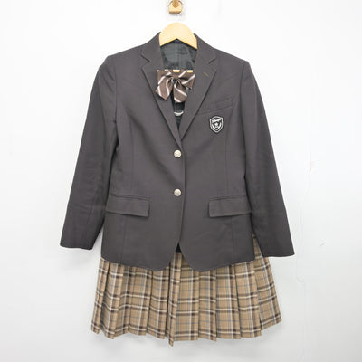 【中古】京都府 北嵯峨高等学校 女子制服 3点 (ブレザー・スカート) sf097582