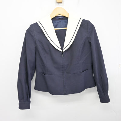 【中古】岐阜県 大垣商業高等学校 女子制服 2点 (セーラー服・スカート) sf097591