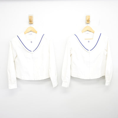 【中古】岐阜県 大垣商業高等学校 女子制服 2点 (セーラー服) sf097594