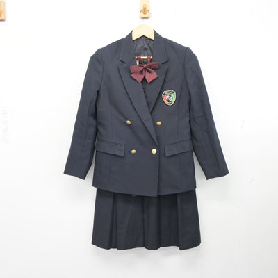 【中古】埼玉県 大宮商業高等学校 女子制服 4点 (ブレザー・スカート) sf097597