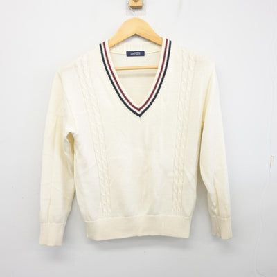【中古】埼玉県 大宮商業高等学校 女子制服 2点 (ニット・スカート) sf097598