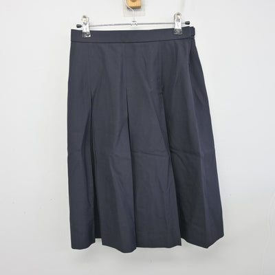 【中古】埼玉県 大宮商業高等学校 女子制服 2点 (ニットベスト・スカート) sf097599