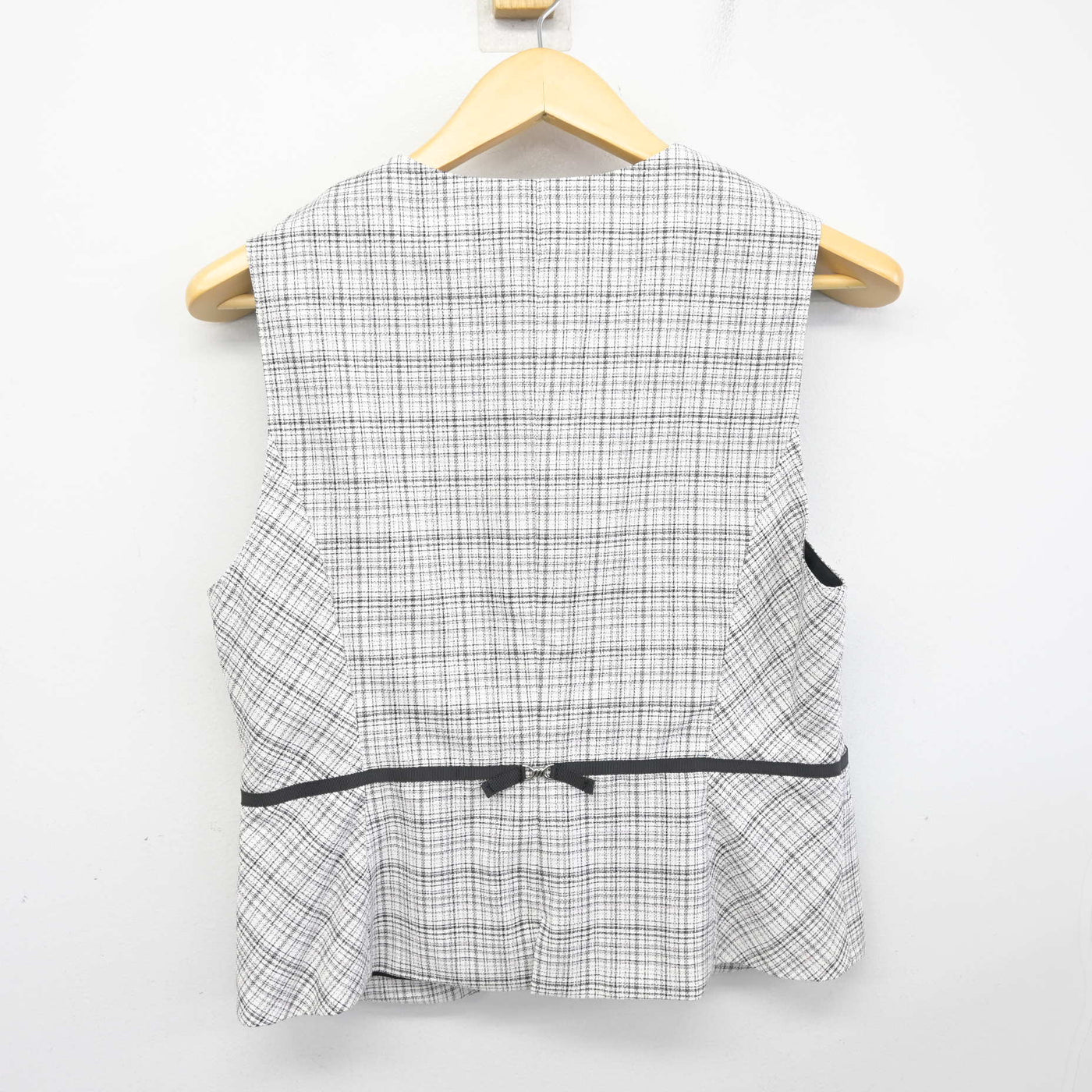 【中古】 事務服 女子制服 2点 (ベスト・スカート) sf097601