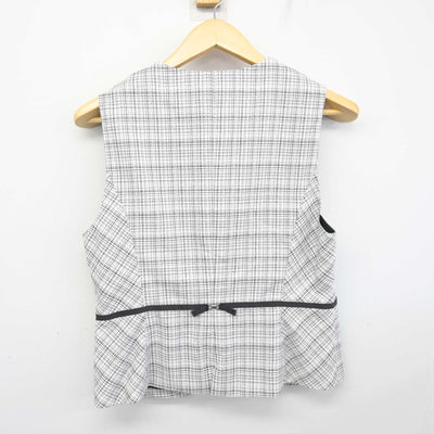 【中古】 事務服 女子制服 2点 (ベスト・スカート) sf097601