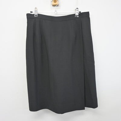 【中古】 事務服 女子制服 2点 (ベスト・スカート) sf097601